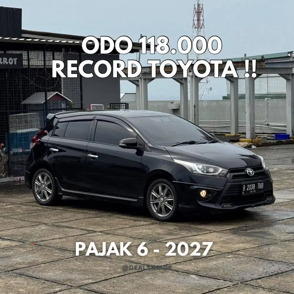 TERAWAT !! ODO 118.000 RECORD TOYOTA YARIS TRD SPORTIVO 2016 MURAH AJA
