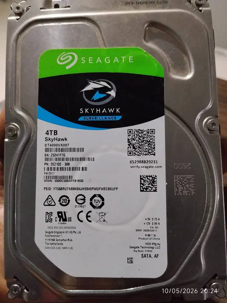 Hardisk Seagate Skyhawk 4TB