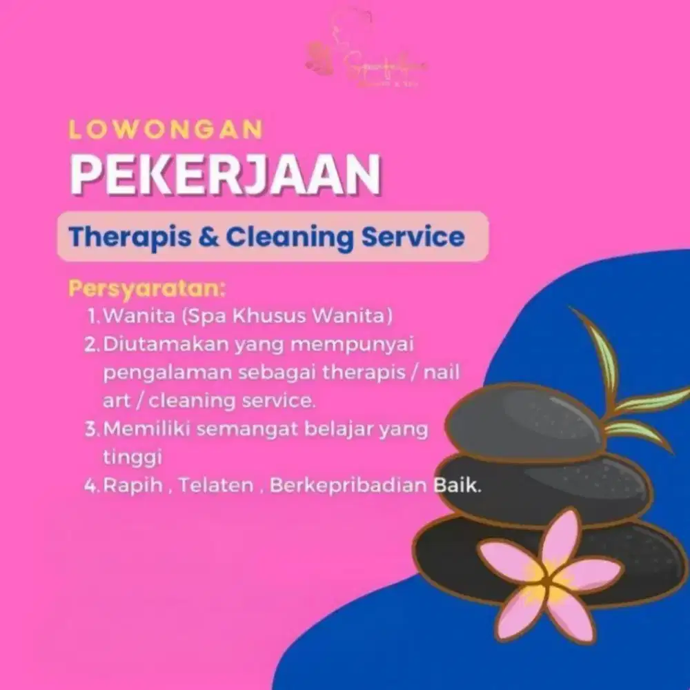 Lowongan Untuk Wanita di Outlet Spa