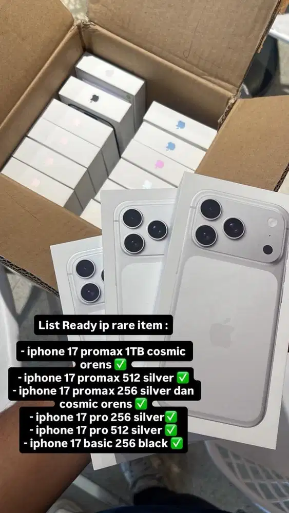 IPHONE 17 PRO NEW GARANSI IBOX
