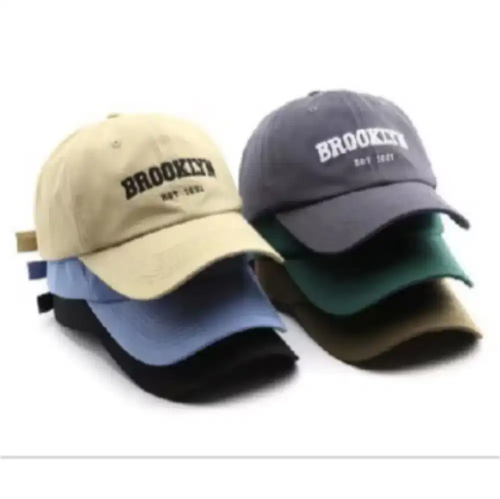 Topi Baseball Pria Wanita Brooklyn New York  1989 dll.