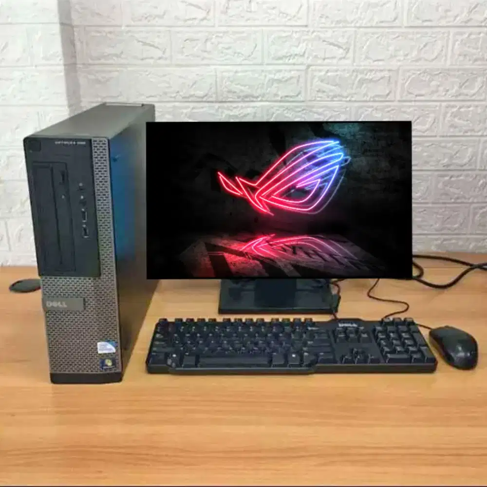 PC GAMING FULSET + LCD + RAM 8 GB + VGA 1 GB + HD 500 GB + GAMES APP
