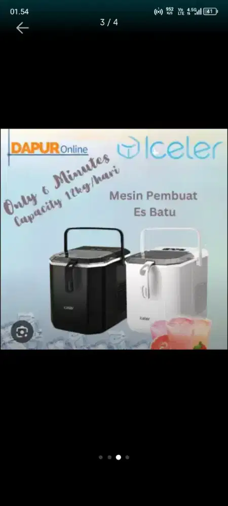 Iceler bekas seperti baru(belum pernah di pake)