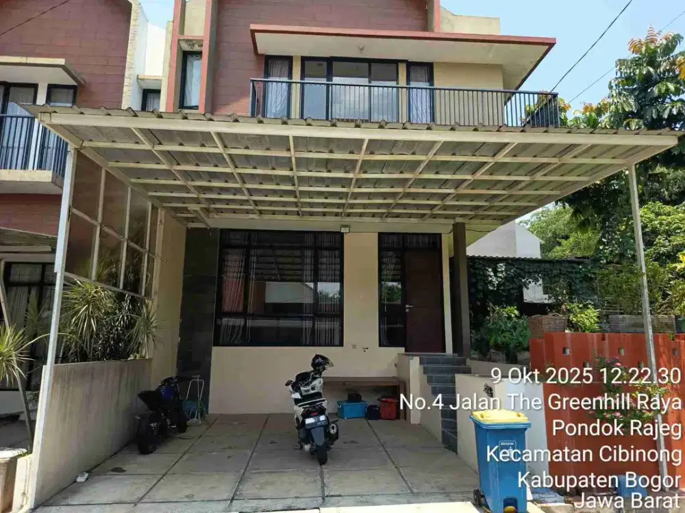 DIJUAL RUMAH CLUSTER GREEN HILL CIBINONG BOGOR