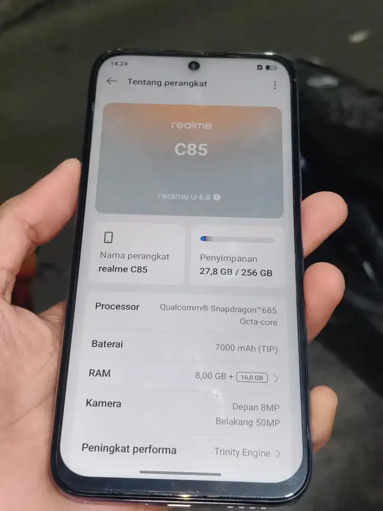 Realme C85 8/256 Hp&Cas