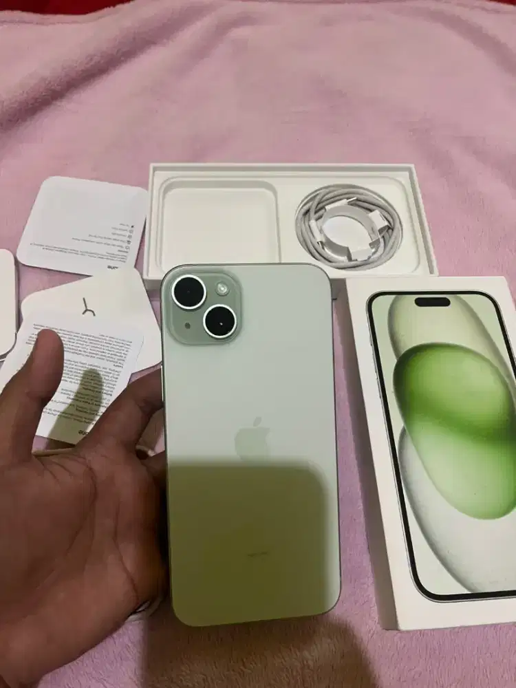 iPhone 15plus iBox 128 like new.