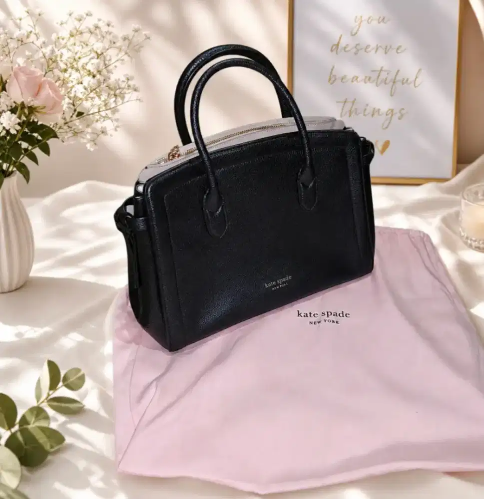 b u Tas Kate Spade Knott large satchel