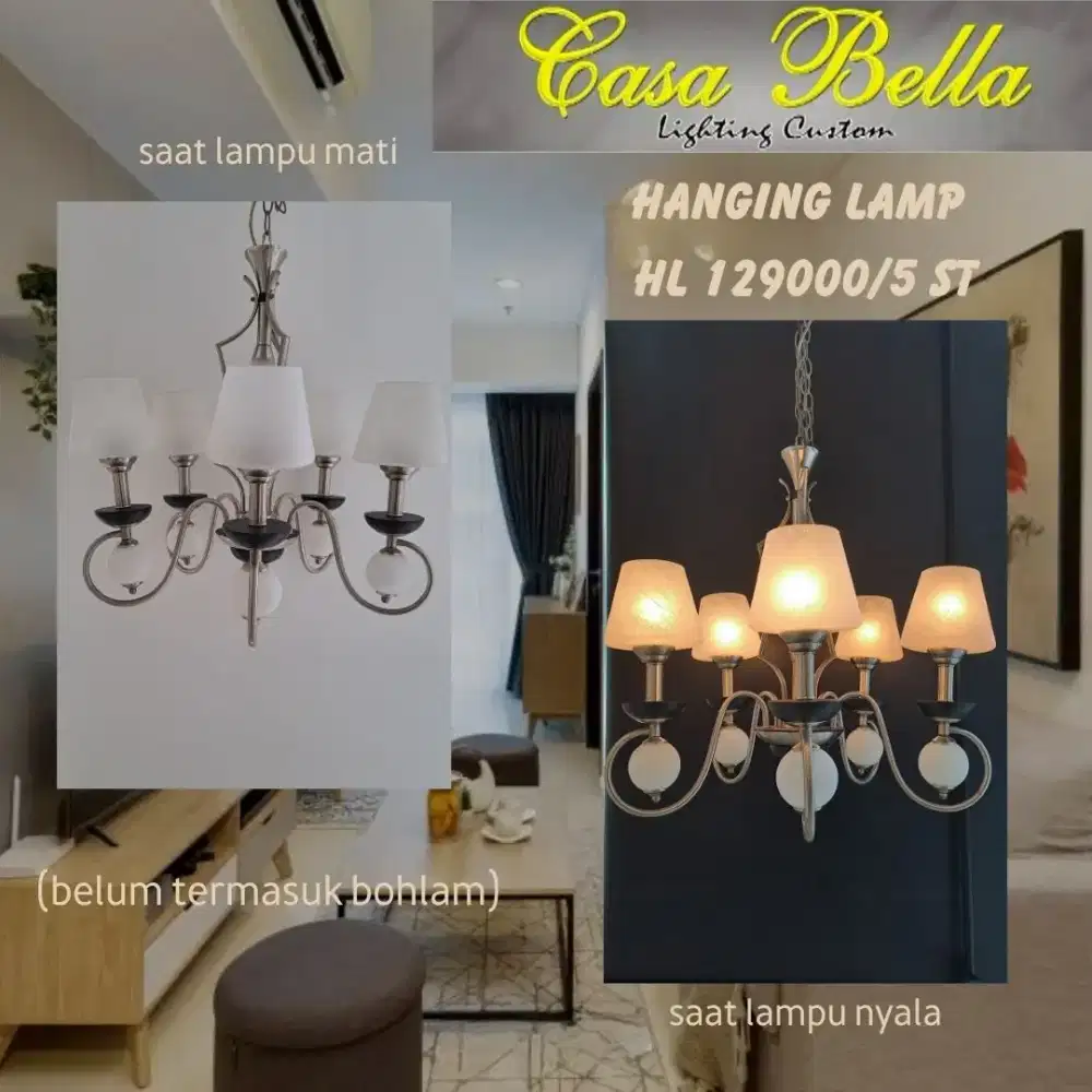 Percantik ruang keluarga anda dengan produk lampu kami harga murah