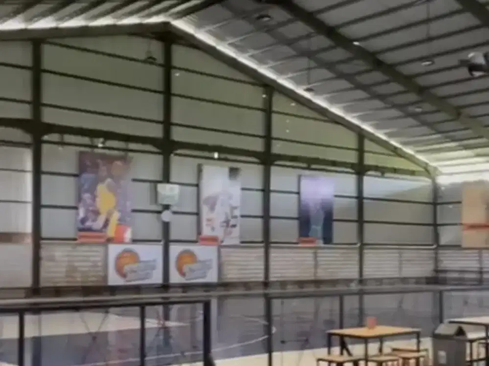 Gudang Ex Lapangan Basket di Jl Perjuangan Bekasi Utara