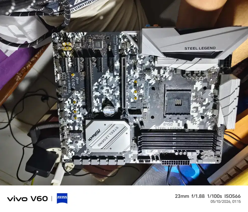 Mobo mainboard Asrock b450m second nominus