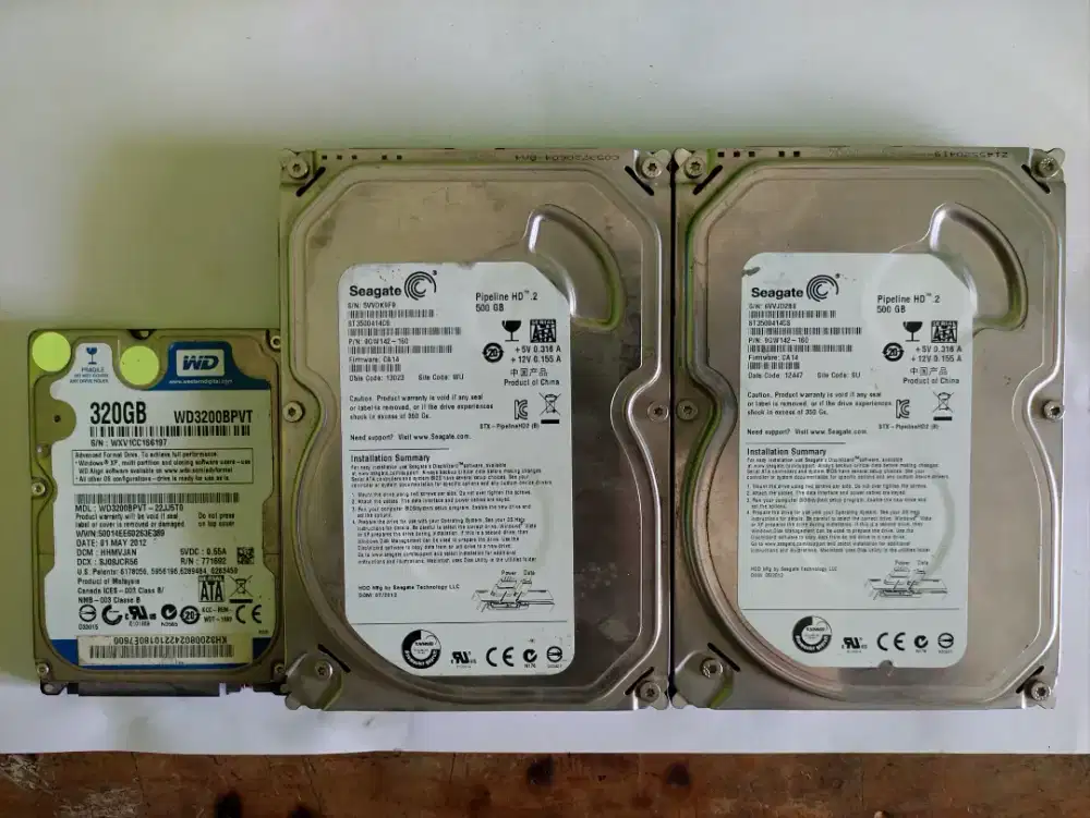 HARDISK 3,5 INC DAN 2,5 INC WD BLUE DAN WD PIPE LINE