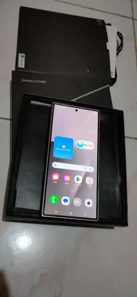 Samsung galaxy Zfold 7 12/256gb lengkap mulus