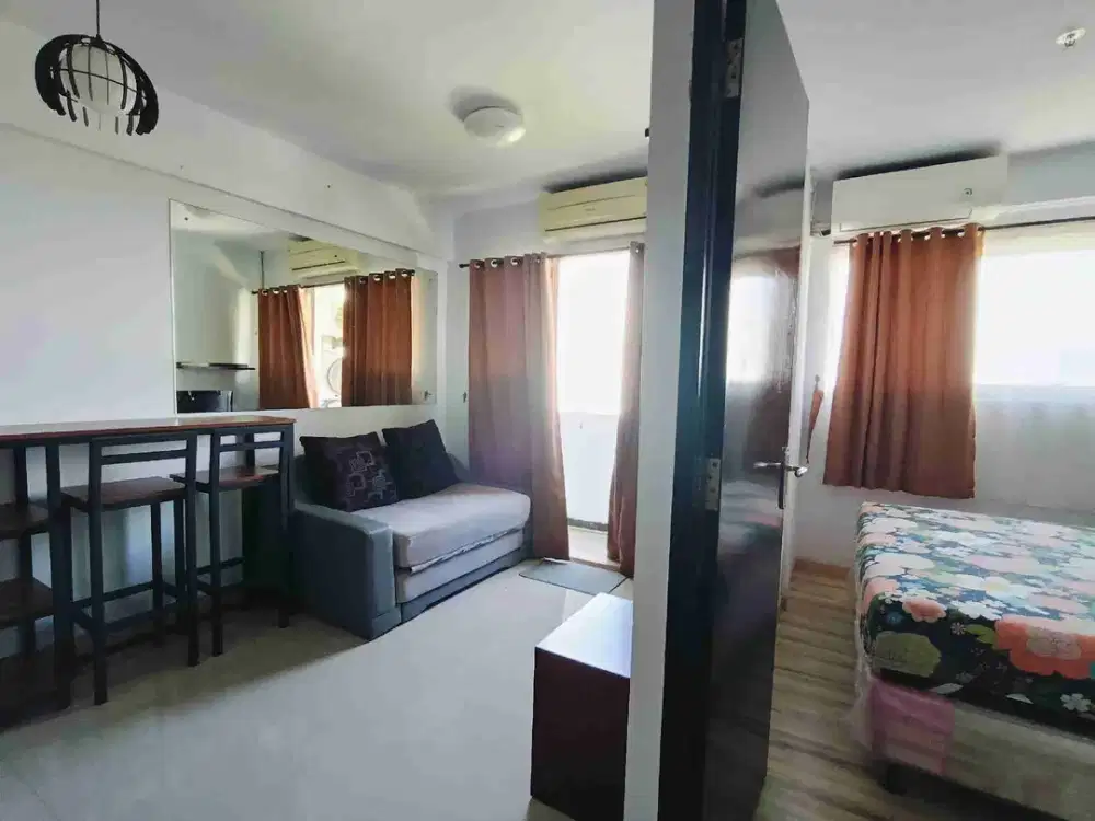 DISEWAKAN APARTMEN SENTRA TIMUR 2 BR FULL FURNISH AKSES DEPAN PINTU TOL PULOGEBANG