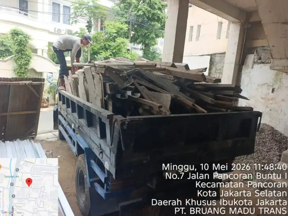 Jasa buang puing murah dan angkutan sampah