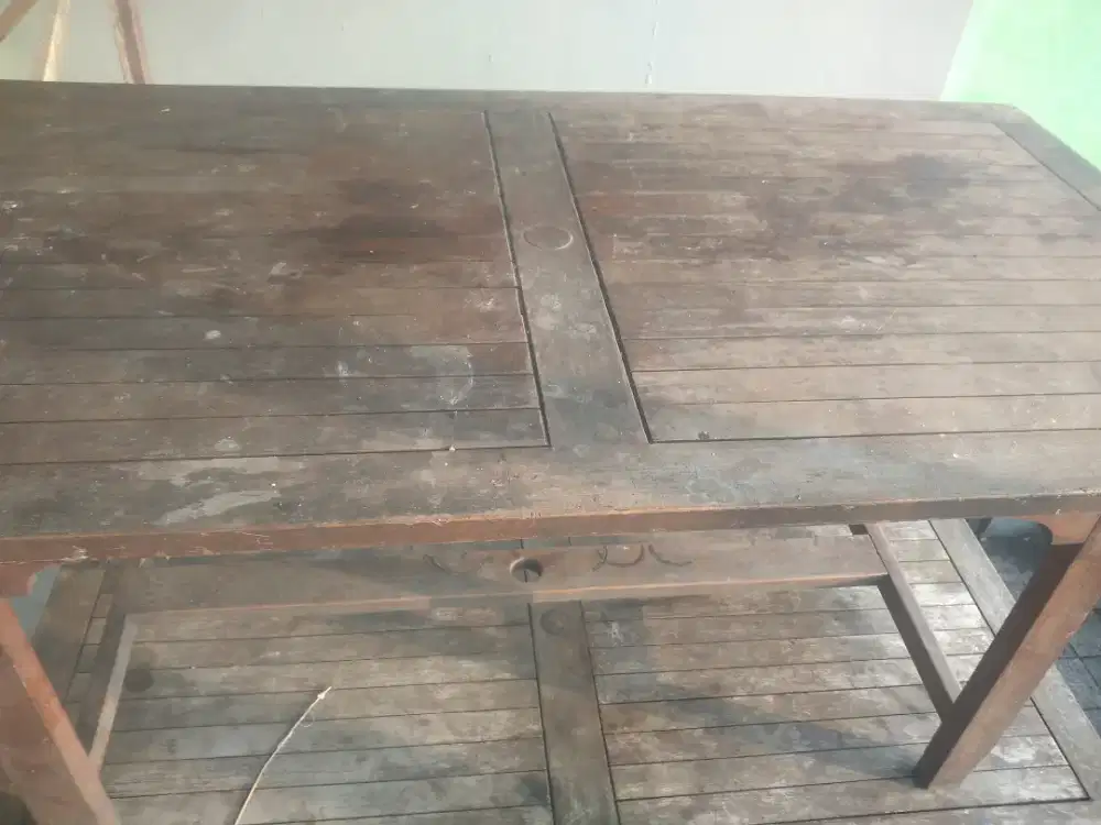 jual meja jati layak pakai
