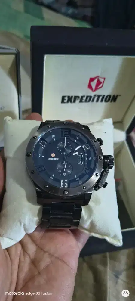 Jam tangan pria Expedition & Alexandre Christie fullset