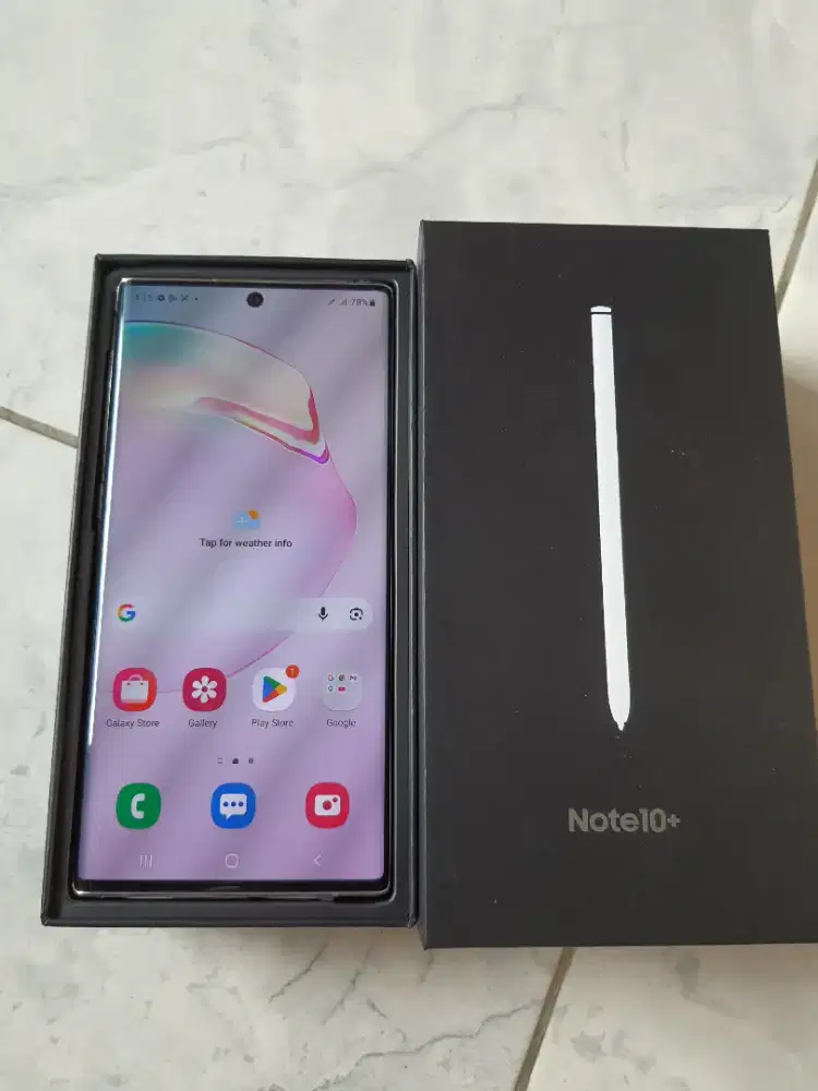 SAMSUNG NOTE 10+ 12/512 RESMI SEIN