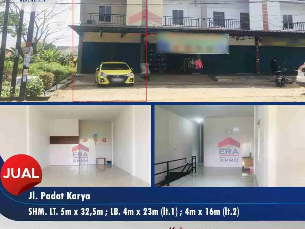 Ruko 2 lantai lokasi ramai