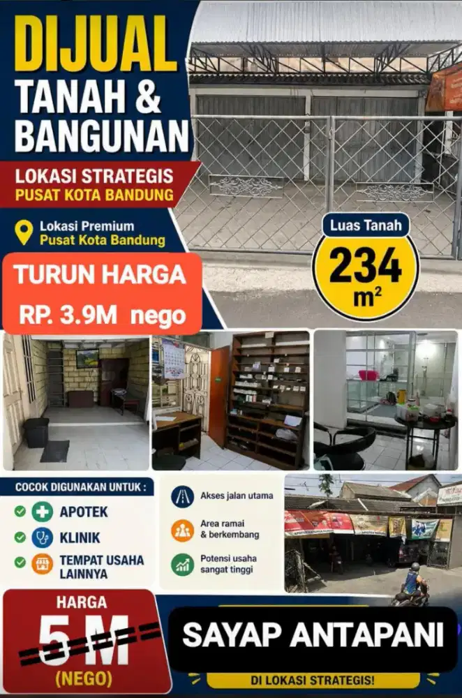 Jual Rumah & Usaha Apotek
