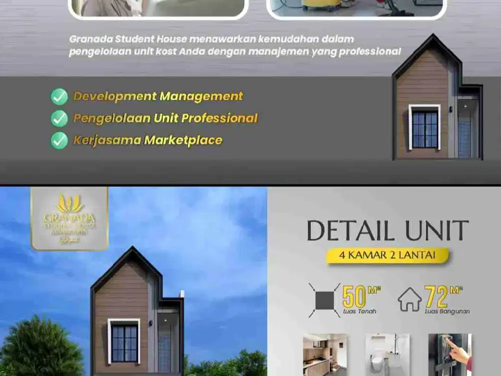 Di Jual Rumah kos siap bangun
