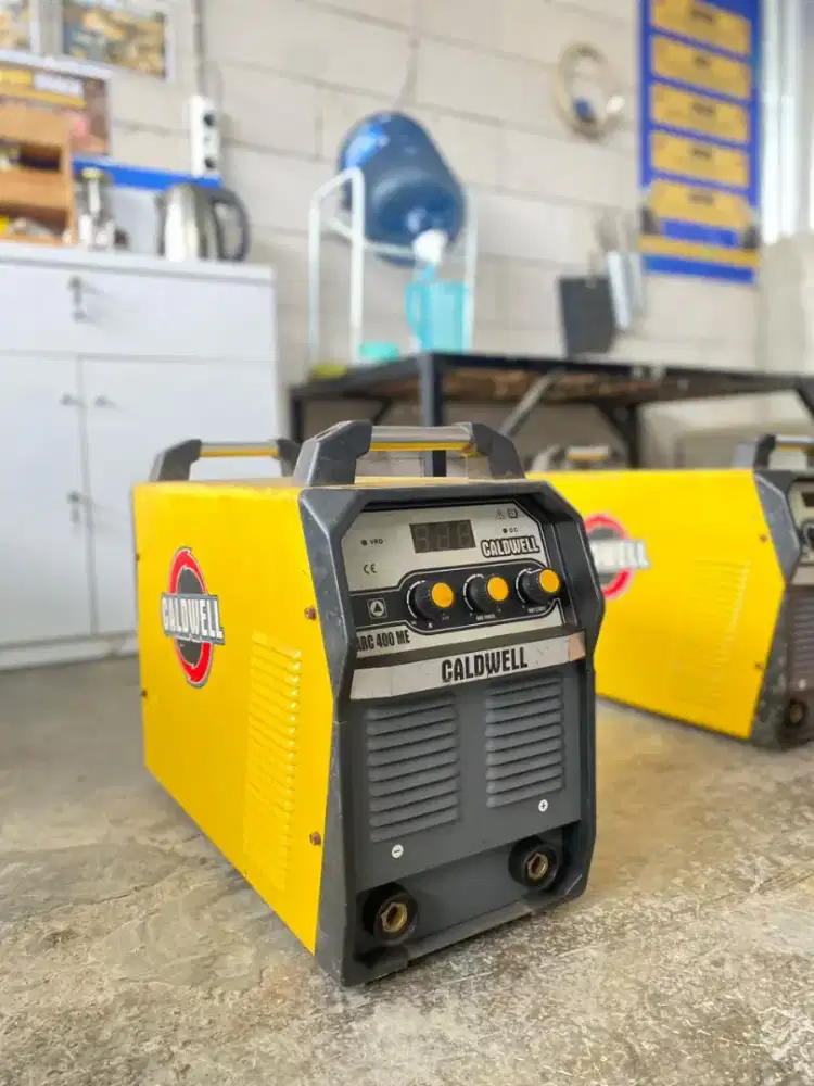 MESIN LAS BEKAS MMA 400A CALDWELL 3 PHASE SECOND LISTRIK INVERTER IGBT