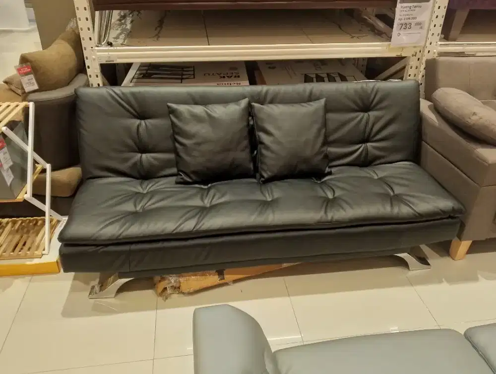 SOFA BED KULIT MURAH
