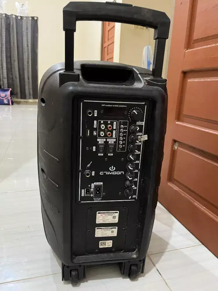 Speaker portable crimson