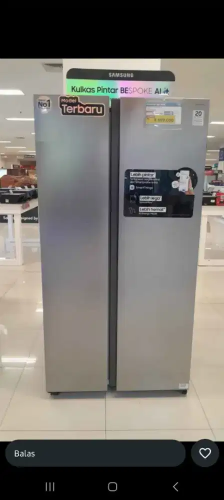 Promo bombastis kulkas samsung super besar