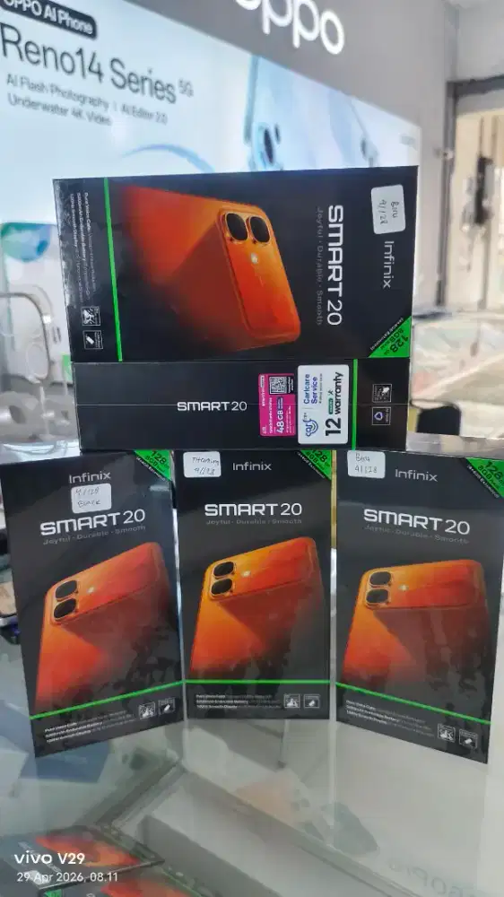 Infinix Smart 10 4+4/128 baru promo spesial