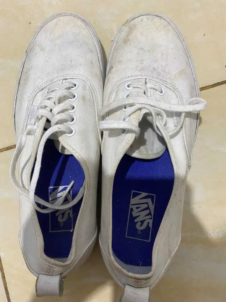 vans colour white
