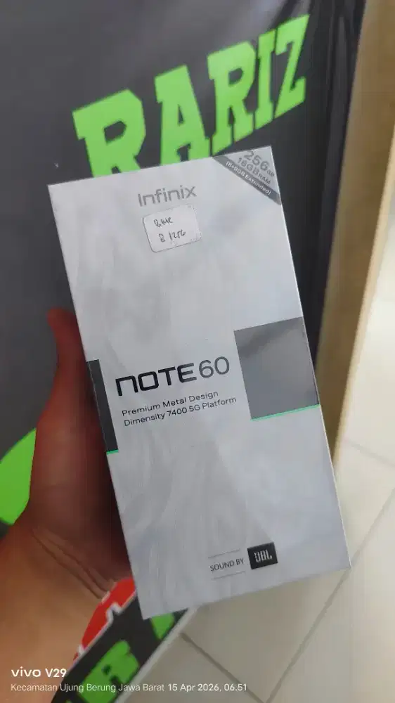 Infinix NOTE 60 5G 8+8/256 AMOLED batu spesial promo terlaris
