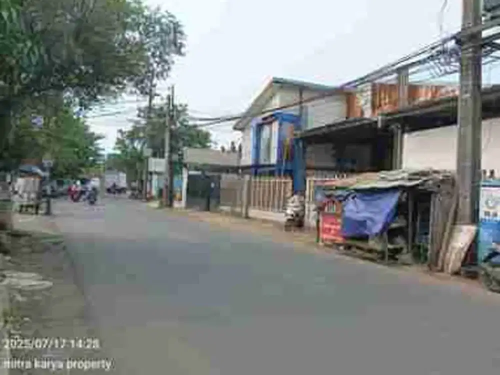 jual tanah 188m² pinggir jalan raya pulo gebang