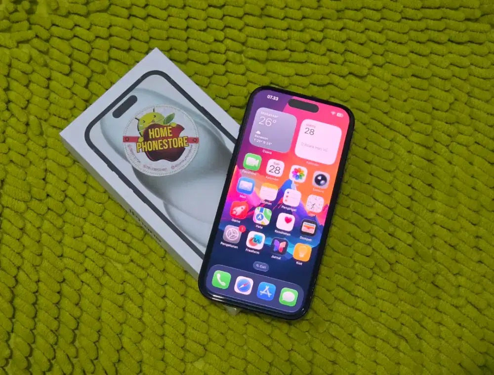IPhone 15 Resmi Indo 128Gb Hitam Berkualitas