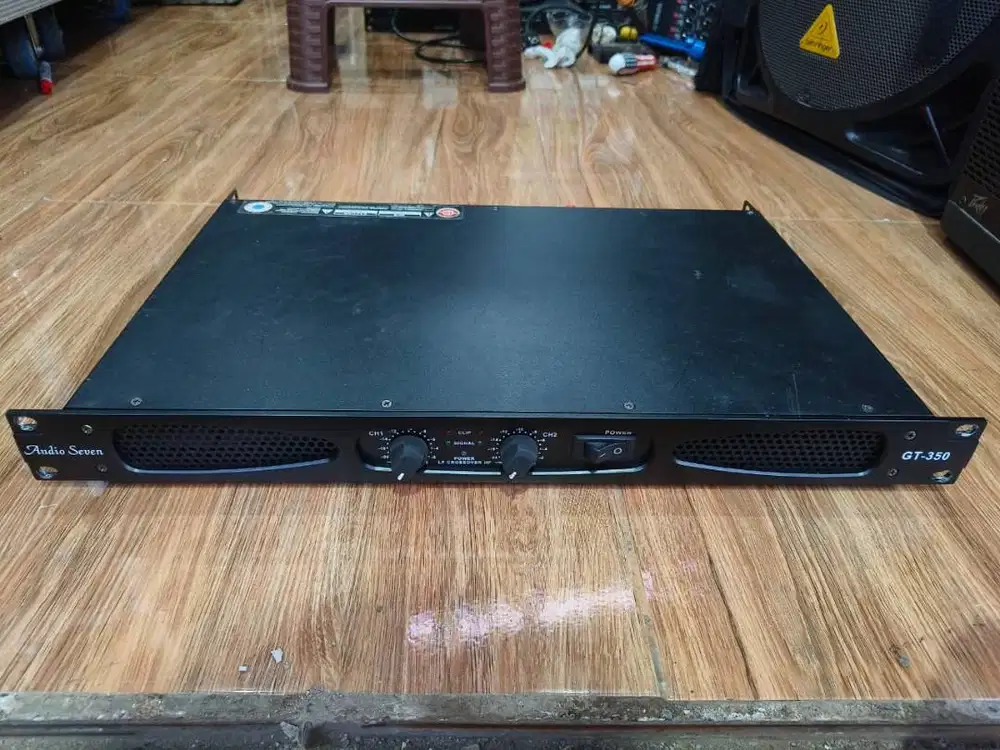 Power 1U Audioseven GT-350. 2x350watt Trafo toroid
