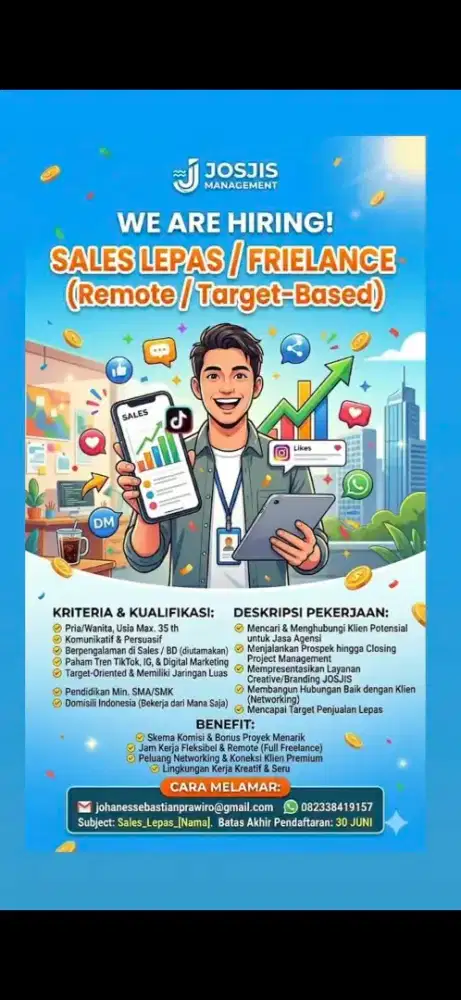 Lowongan kerja pria / wanita
