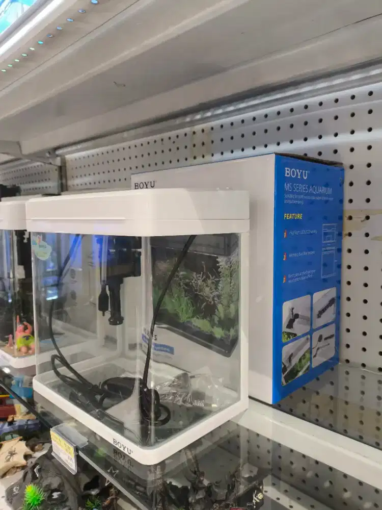 BOYU AQUARIUM NANO MS SERIES PUTIH