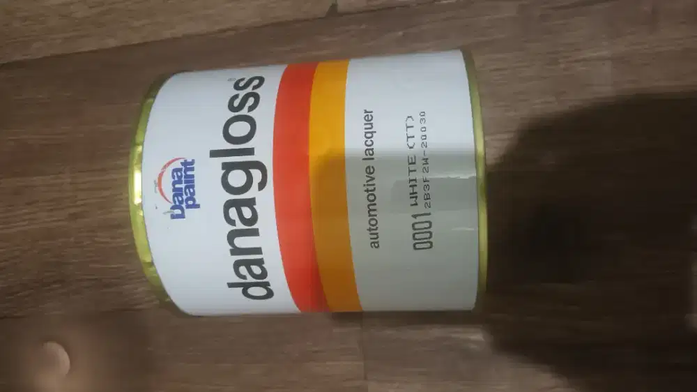 Dana gloss cat mobil white 0001 berat 1 liter