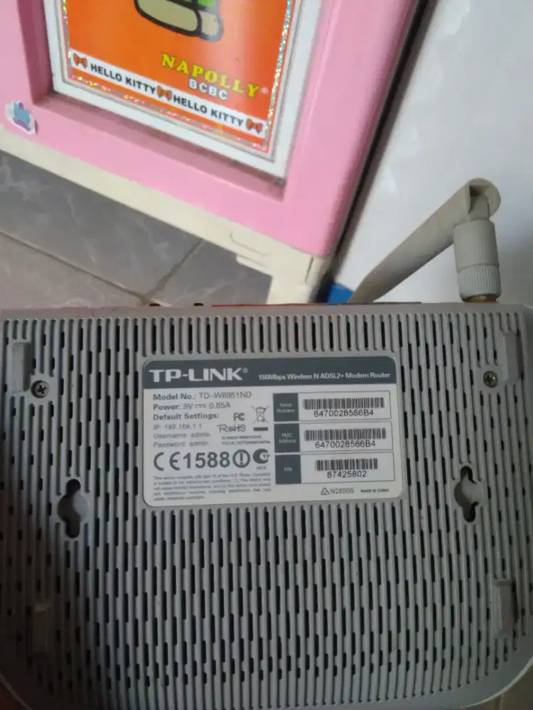 Wireless modem router