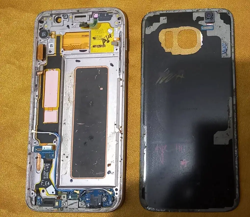 LCD Samsung S7Edge No Shadow,Fungsi Normal,Bisa di coba bawa Mesinnya