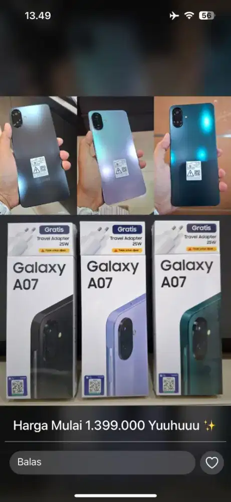 SAMSUNG GALAXY A07