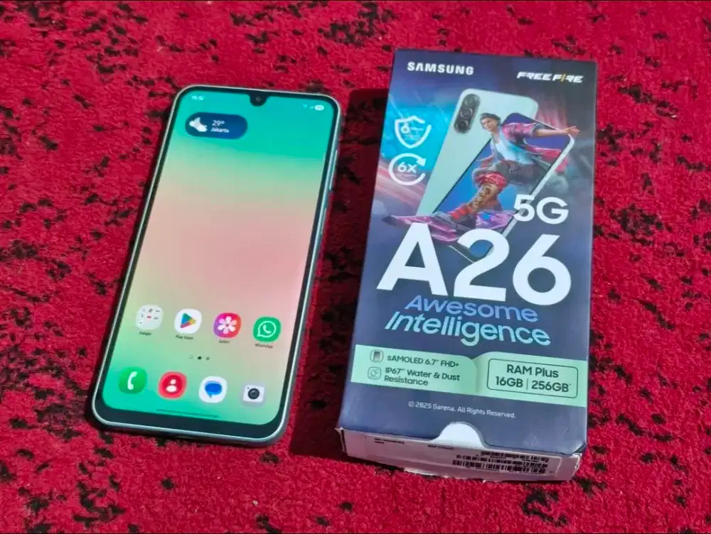 Samsung galaxy A26 5G 8/256GB mint 1bulan pakai