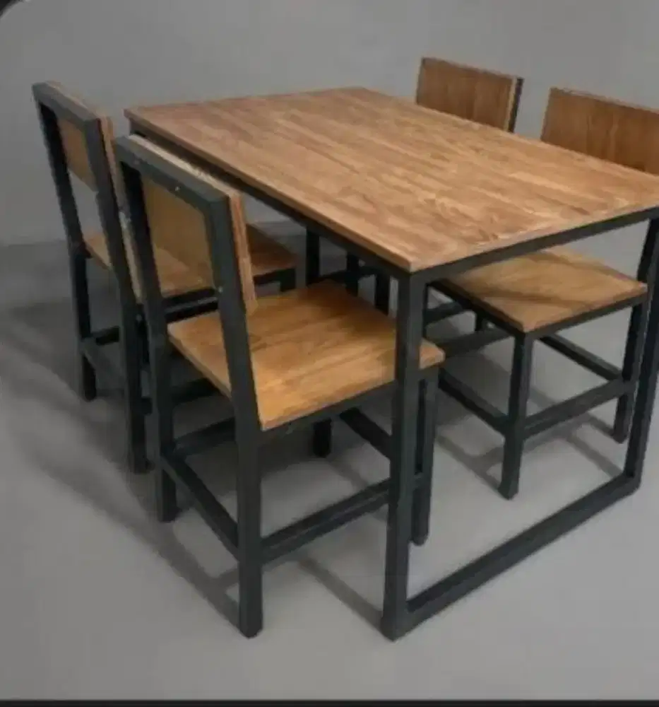 1 Set Meja Cafe 120x60x75