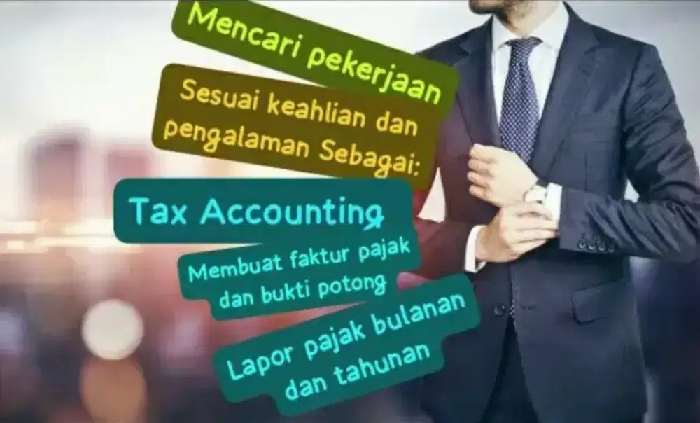 Cari kerja accounting pajak