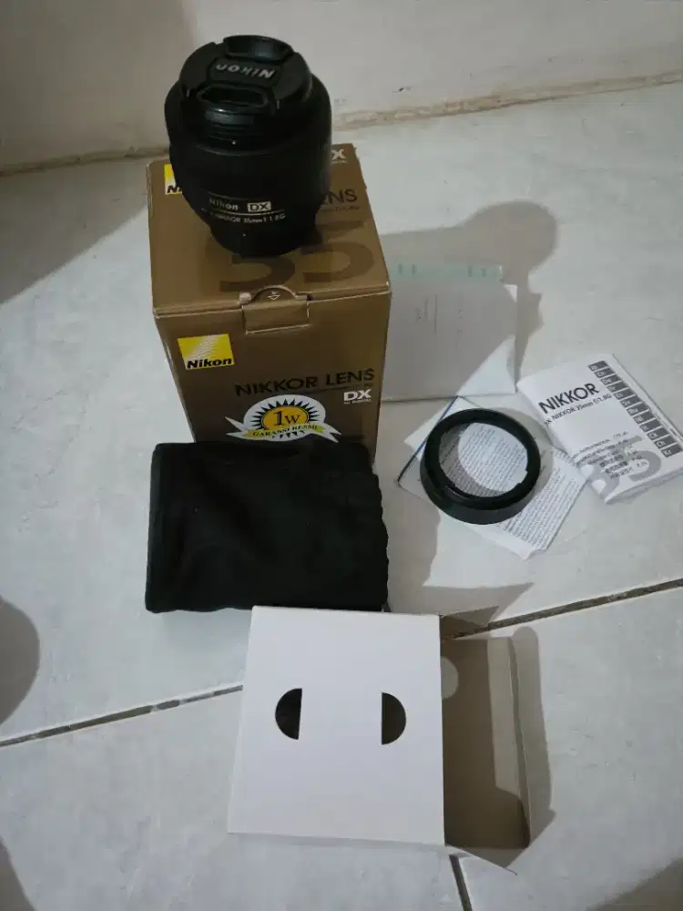 NIKKOR LENS AF-S 35MM F1.8G LIKENEW FULSETBOX