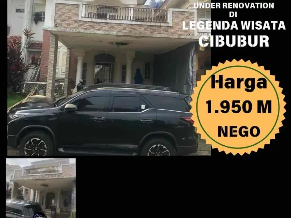 Rumah gratsi renovasi di Legenda Wisata Cibubur