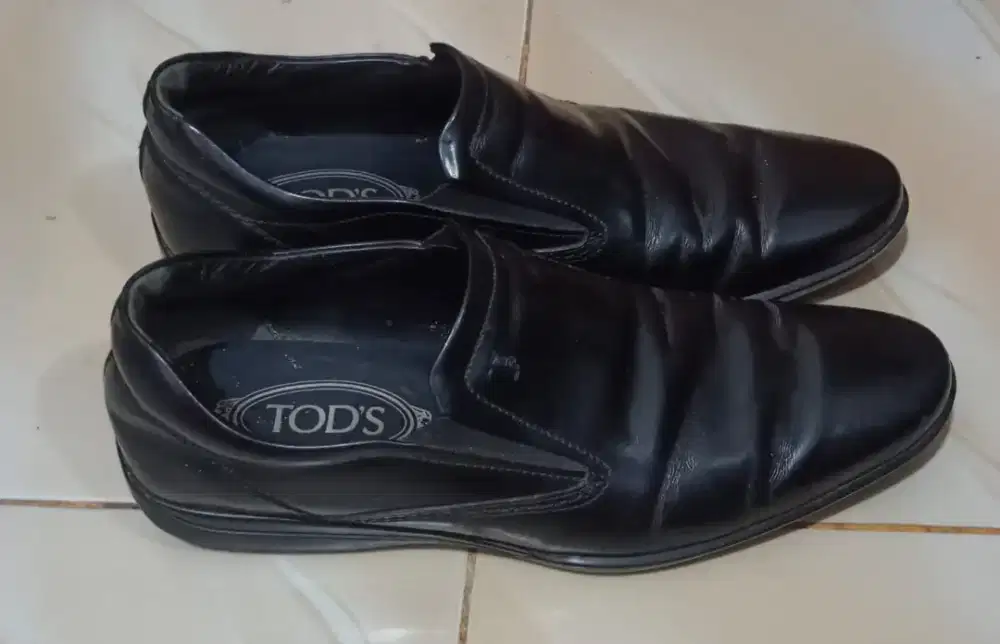 Sepatu Kulit Original TOD'S hitam