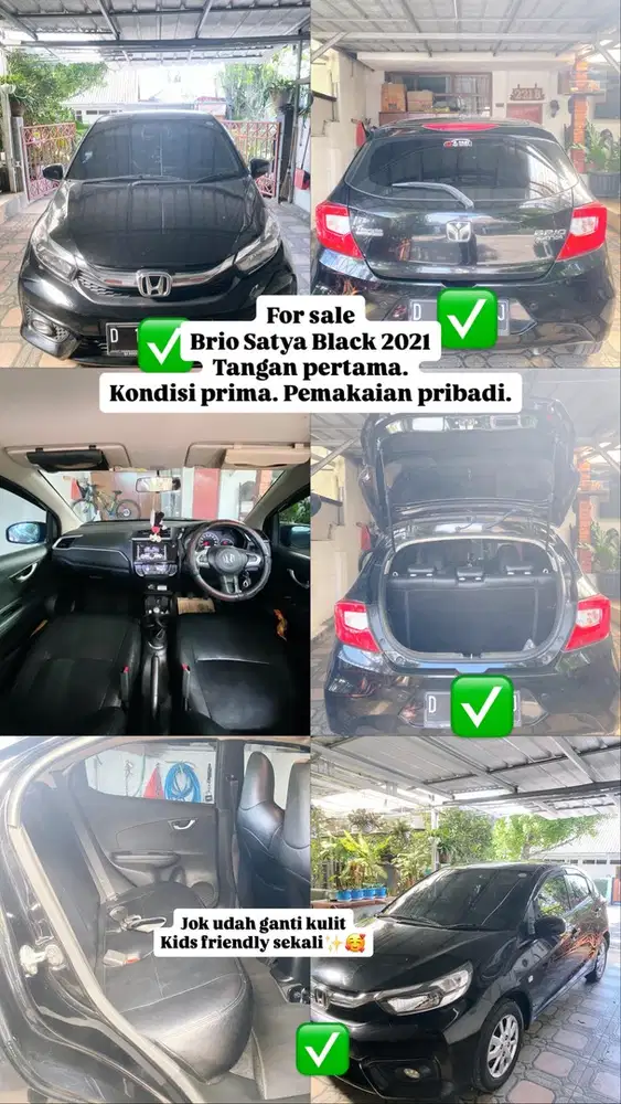 Honda Brio Satya 2021 Bensin