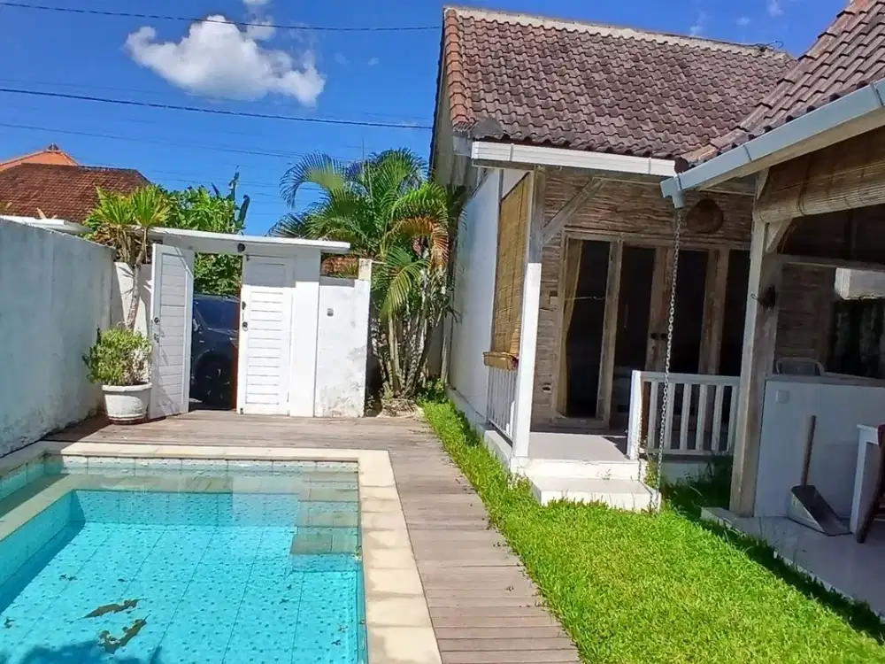 2 Bedroom Villa In A Strategic Location For Rent, In Canggu Area