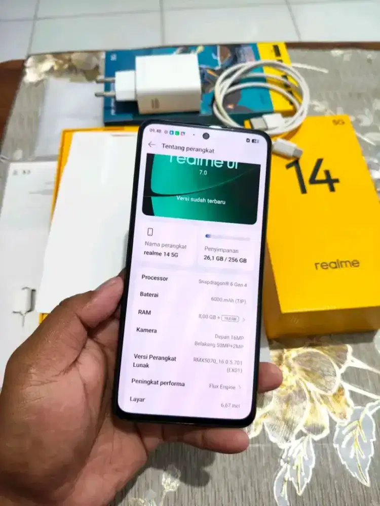 REALME 14 5G RAM ( 8+10/256 GB /