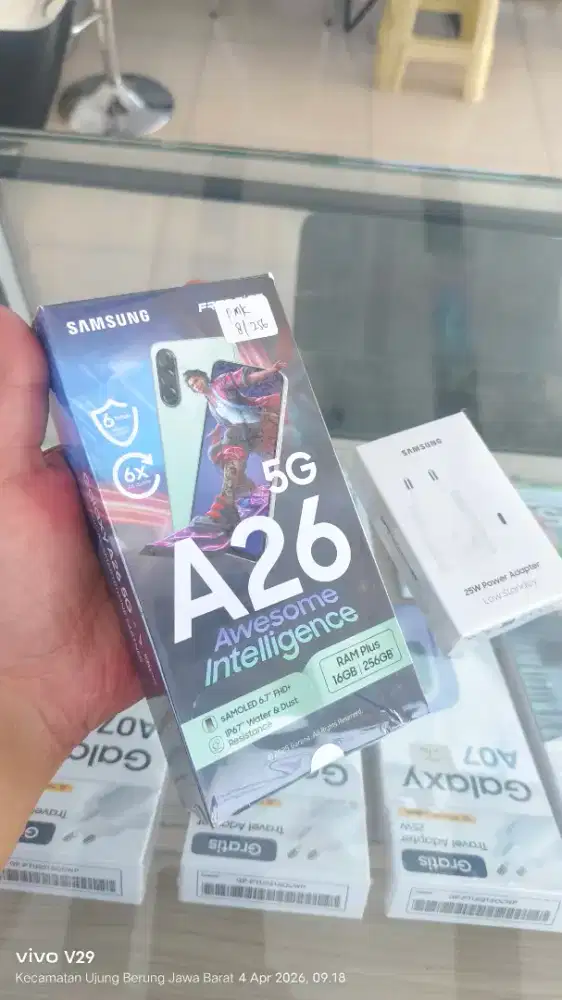 Samsung A26 5G 8+8/256 baru spesial promo gratis adaptor original